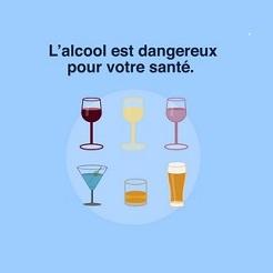 Alcool : maximum 2 verres par jour, pas tous les jours