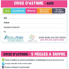 Crise d’asthme : un mémo des consignes d’urgence