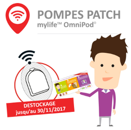 Pompes patch à insuline mylifeTM OmniPod®: jusqu’en novembre, les patients en auto-traitement peuvent les déposer dans les officines du réseau Dastri 