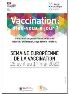 Vaccination : calendrier vaccinal 2022, semaine européenne de sensibilisation