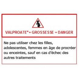 Valproate et dérivés : nouveau pictogramme sur les conditionnements