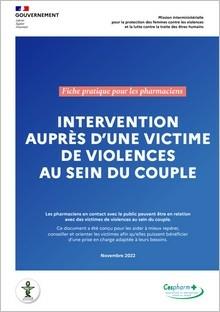 Violences conjugales : nouveaux outils destinés aux pharmaciens