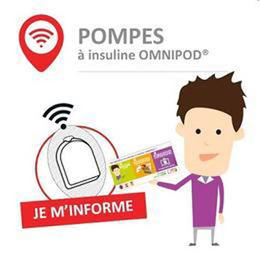 Collecte des pompes patch à insuline Omnipod® jusqu’au 30 novembre