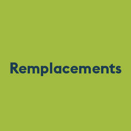 Remplacements