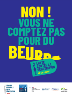 Affiche de la semaine nationale de la dénutrition