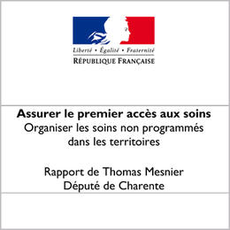 Rapport « Assurer le premier accès aux soins »