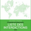 Image de l'affiche de la liste des interdictions 2024