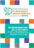 Recommandations de la section D pour le pharmacien adjoint d’officine